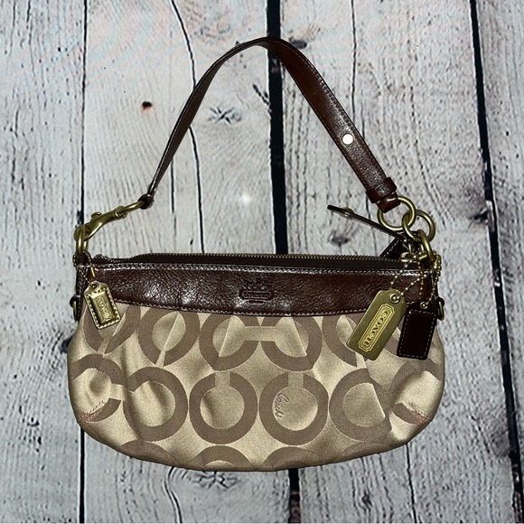 Vintage Y2K Coach Madison Op Art Signature Small Hobo Shoulder Bag - Picture 4 of 17